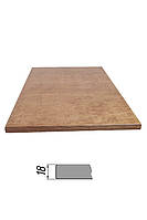 Столешница для стола из многослойной фанеры, прямоугольная 18 мм, 1200х700