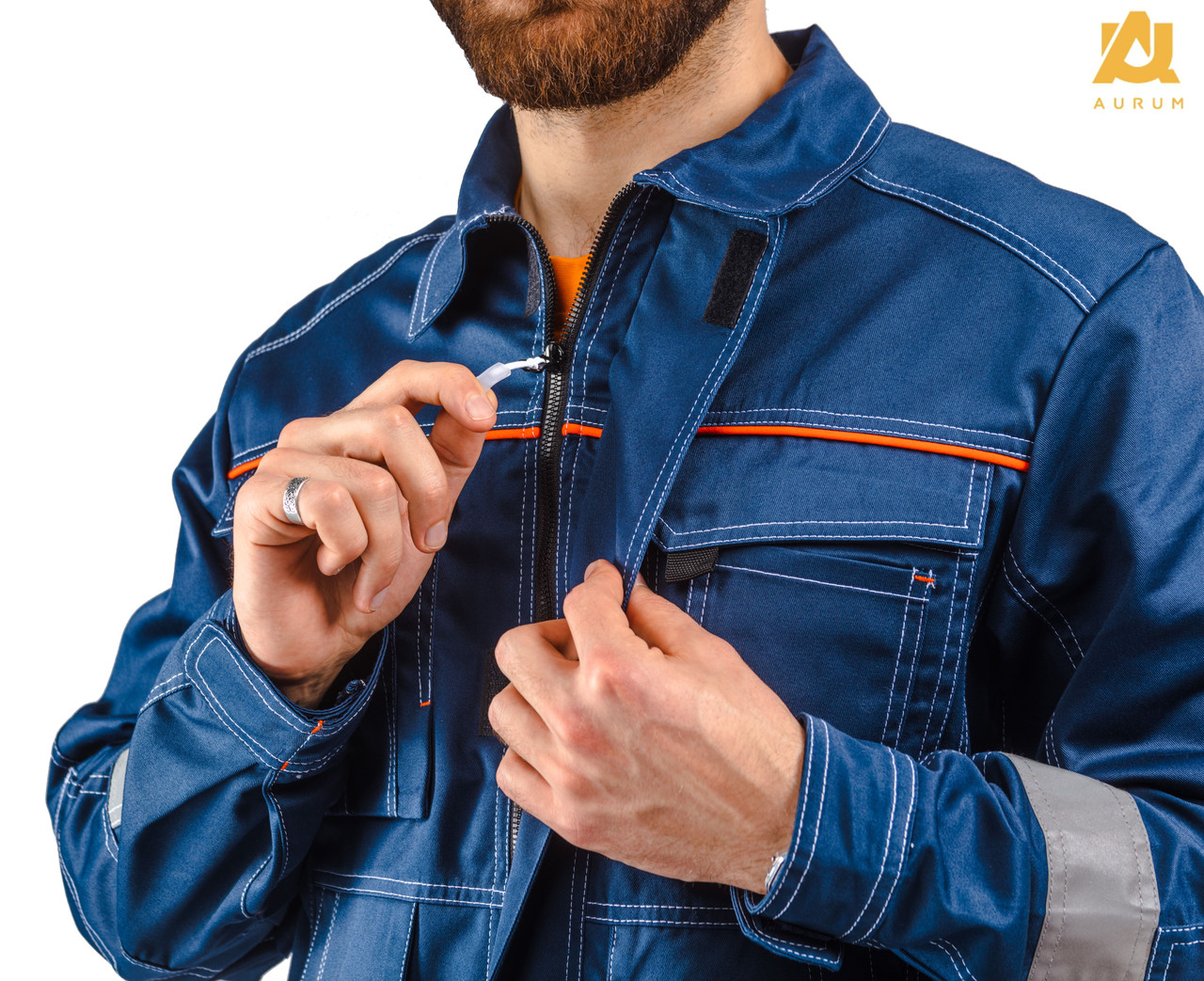 Куртка рабочая защитная AURUM ANTISTAT 23 (рост 176) спецодежда - фото 6 - id-p1089090312