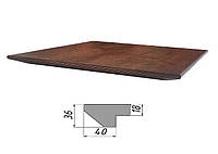 Столешница для стола из многослойной фанеры, прямоугольная обратный скос, 1100х700