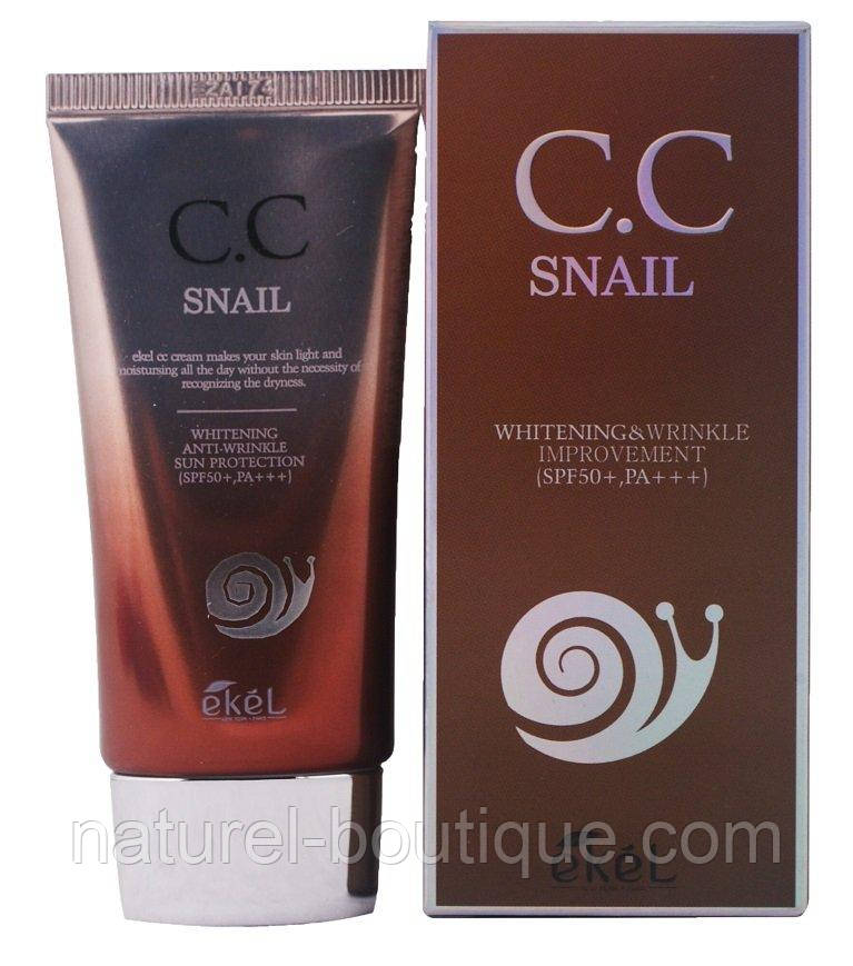 Крем для обличчя Ekel SNAIL CC CREAM з екстрактом муцину
равлика