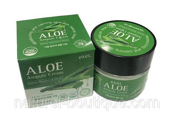 Ампульний крем для обличчя Ekel Aloe Ampule cream з алое
