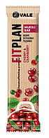 Батончик без цукру Fit Plan Muesli Bar Cherry Cranberry 30 грамів