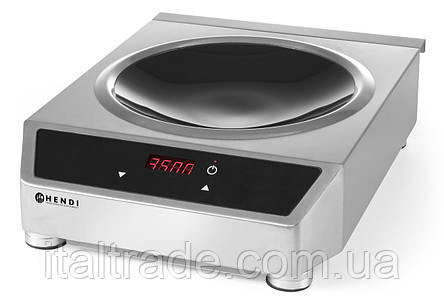 Плита індукційна настільна WOK Hendi 239 766 потужністю 3,5 кВт, фото 1