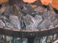 Камені для підтримки високих температур печі для лазні Бочка 15 м3 без виносу зі склом Піч для лазні Бочка 15 м3 без виносу зі склом