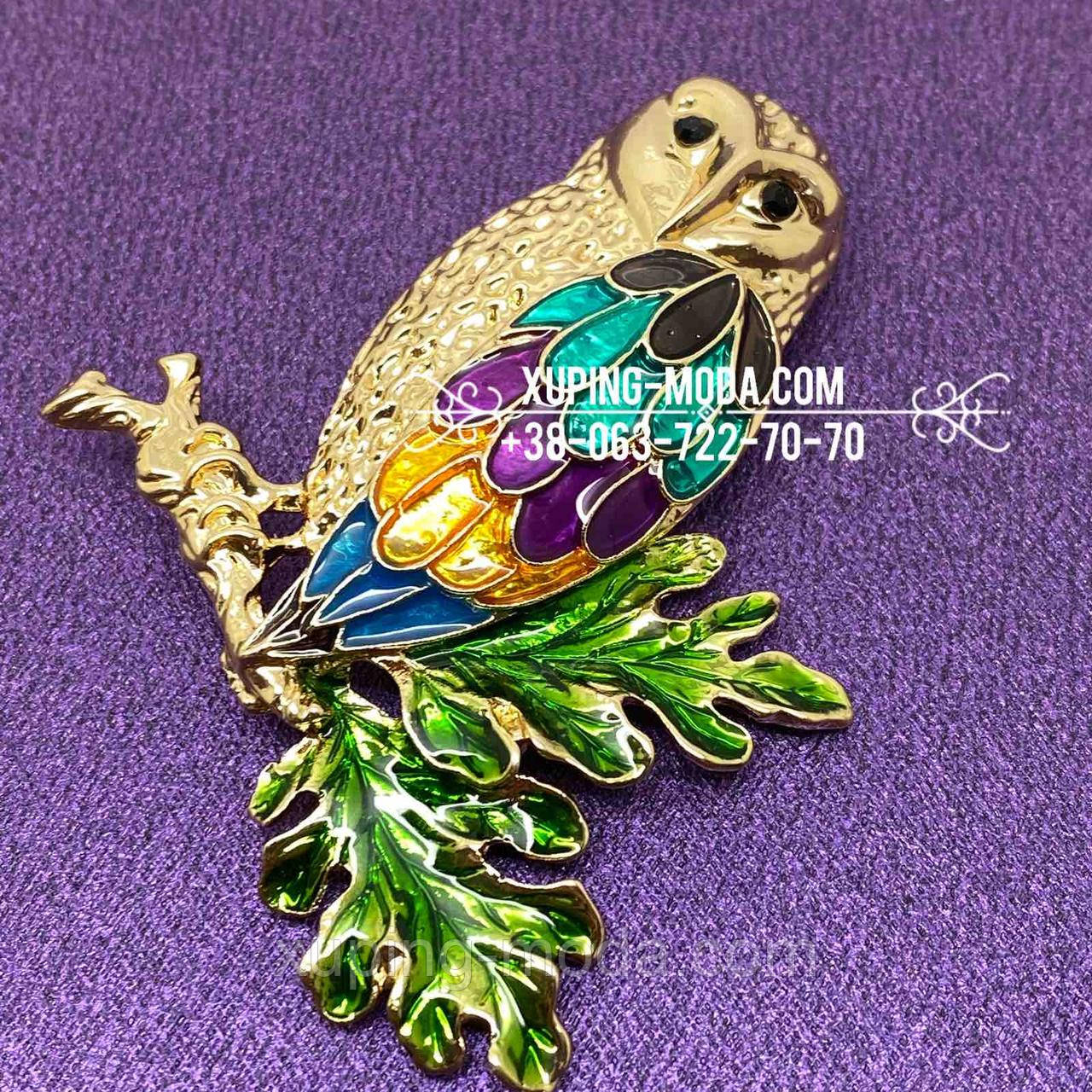 Красива брошка у вигляді сови, фото 1