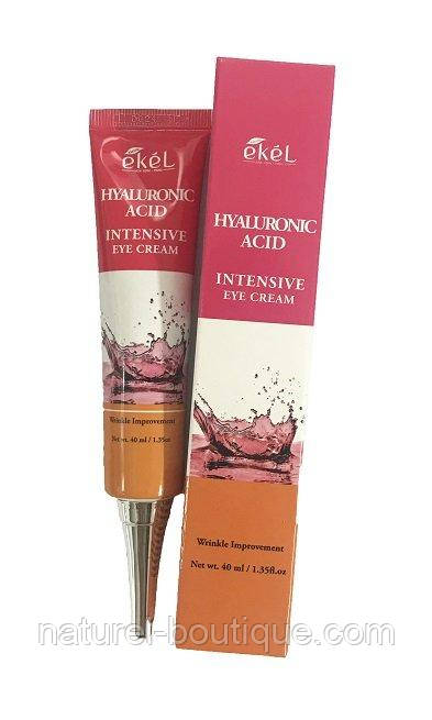 Крем для очей Ekel HYALURONIC ACID INTENSIVE EYE CREAM з гіалуроновою
кислотою 40 мл