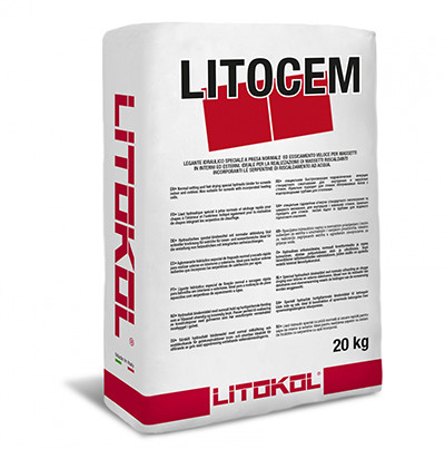 Litokol Litocem, 20кг - Літокол Літочем, 20кг - Гідравлічне в'яжуче для внутрішніх і зовнішніх стяжок, фото 1