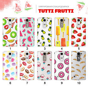 Прозорий чохол з малюнком для LG Spirit H422 (80 дизайнів)