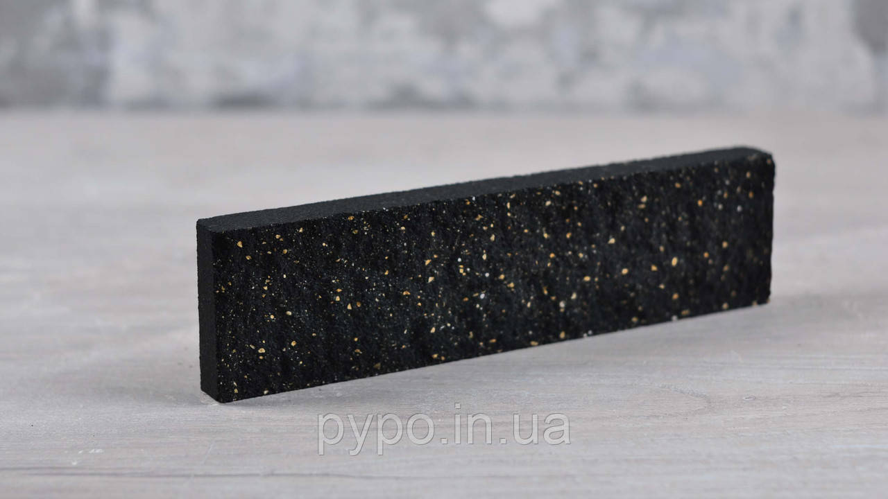 Плитка колота мармур Чорний "Slim Stone".