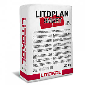 Litoplan Smart Litokol 20кг - Літокол Літоплан Смарт, 20 кг (цементна штукатурка 1-25мм)
