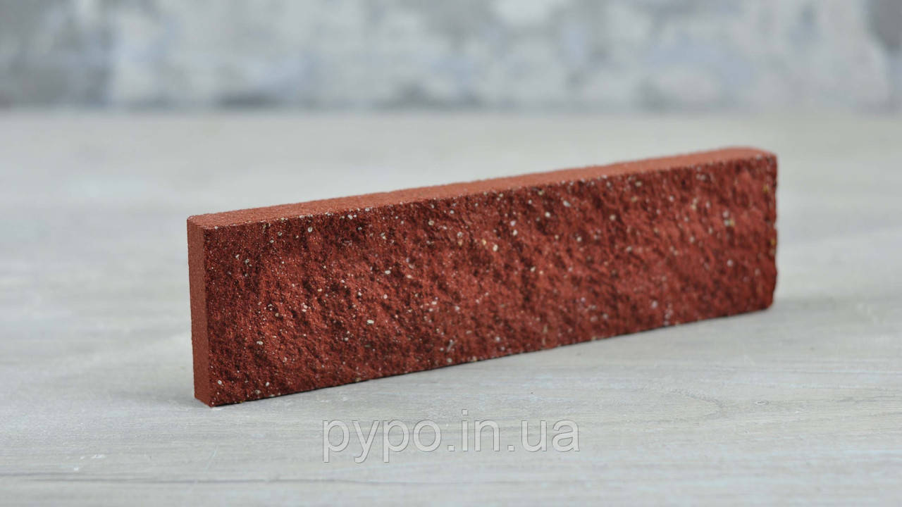 Плитка колота мармур Червоний "Slim Stone".