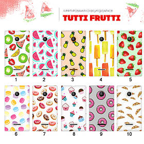 Прозорий чохол з малюнком для Microsoft Lumia 435 Dual Sim (80 дизайнів)