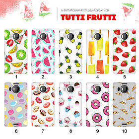 Прозорий чохол з малюнком для Microsoft Lumia 950 XL Dual Sim (80 дизайнів)