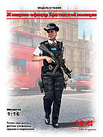 Офицер Британской Полиции. Пластиковая фигура. 1/16 ICM 16009