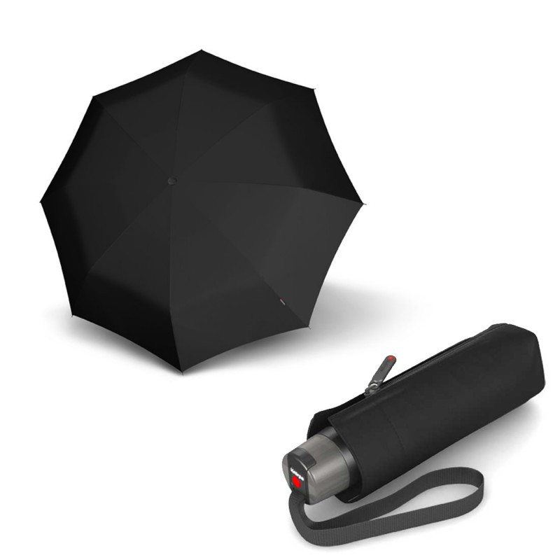 Зонт складаний Knirps T. 010 Small Manual Black Kn9530101000