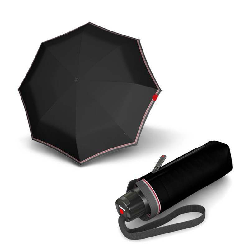 Зонт складаний Knirps T. 010 Small Manual Id Black Kn9530104050