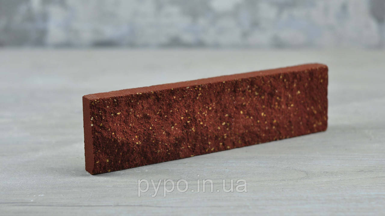 Плитка колота мармур Вишневий "Slim Stone".