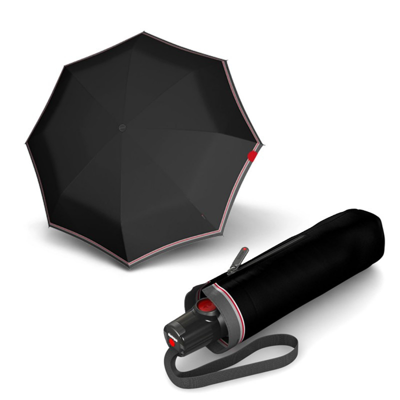 Зонт складаний Knirps T. 100 Small Duomatic Id Black Kn9531004050