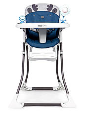 Стілець для годування Eco baby Teddy blue, фото 3