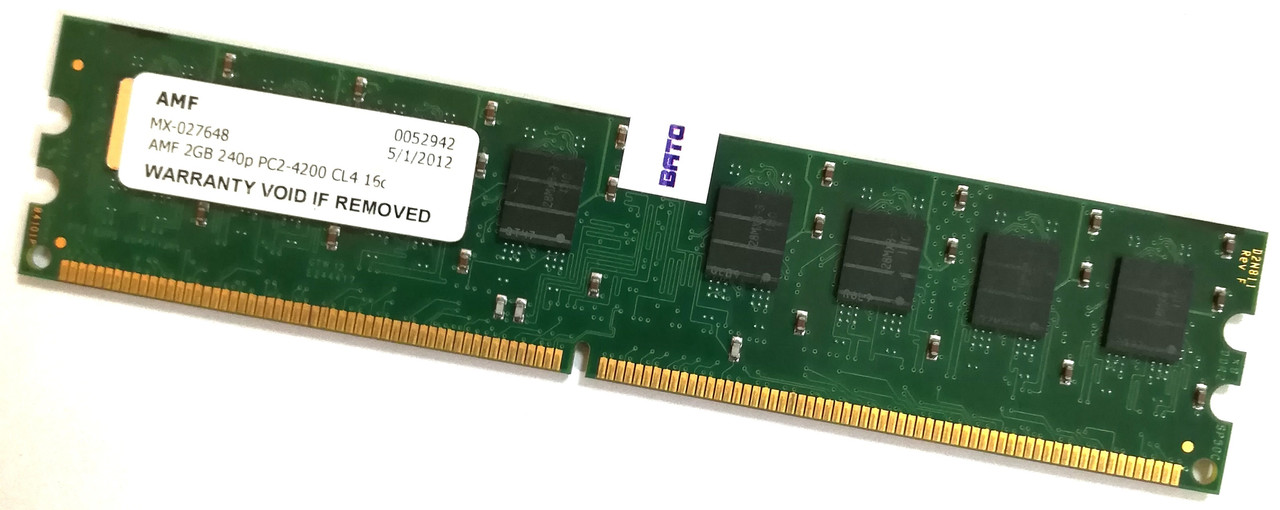 Оперативна пам'ять MIX DDR2 2Gb 533MHz PC2 4200U 2R8 CL4 Б/В