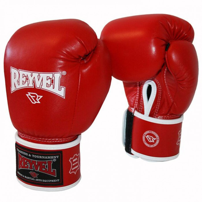 Перчатки для бокса Reyvel (кожа, разные цвета) 12OZ - фото 1 - id-p1089184033