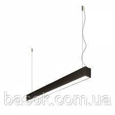 Светодиодный линейный светильник DEKO 36Вт 3000K 1200мм (черный корпус) - фото 2 - id-p333639598