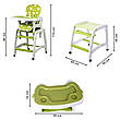 Стілець для годування 3 в 1 Eco baby, фото 6