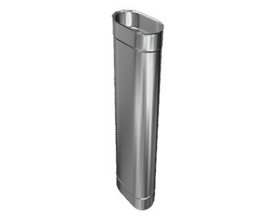 Труба овальна 120х240/1м AISI201 0,8мм, фото 1