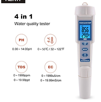 Комбинированный влагозащищённый TDS/рН/ЕС/Temp метр рН-3508 с термометром, сменным электродом, АТС