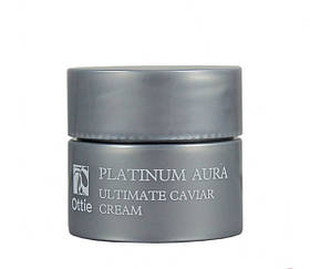 Міні-версія антивікового крему для обличчя з чорною ікрою Ottie Platinum Aura Ultimate Caviar Cream 10 мл