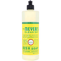 Рідина для миття посуду з ароматом жимолості, Liquid Dish Soap, Mrs. Meyers Clean Day, 473 мл