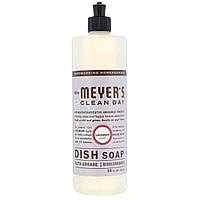 Рідина для миття посуду з ароматом лаванди, Liquid Dish Soap, Mrs. Meyers Clean Day, 473 мл