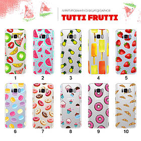 Ультратонкий прозорий чохол з малюнком для Samsung Galaxy S8 Duos G950F / S8 Lite / S Lite / S Luxury Light