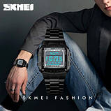 Годинник чоловічий Skmei Illuminator 1381 Чорний, фото 6