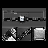 Годинник чоловічий Skmei Illuminator 1381 Чорний, фото 8