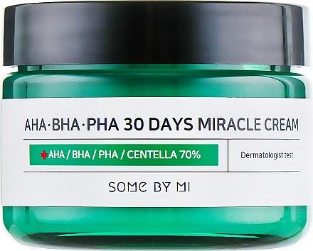 Відновлювальний крем із кислотами Somebymi AHA.BHA.PHA 30 Days Miracle Cream 60 мл