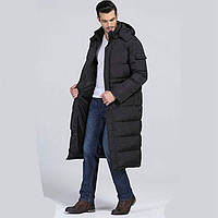 Довге зимове чоловіче пальто спортивне. Розмір 6XL-12XXL