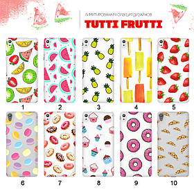 Прозорий чохол з малюнком для Sony Xperia E5 F3311 (80 дизайнів)