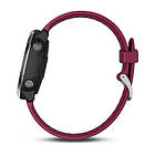 Смарт-годинник Garmin Forerunner 645 Music Cerise with Stainless Hardware з Малиновим Ремінцем, фото 3