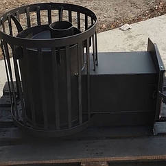 Піч для лазні Бочка 20 м3 з виносом