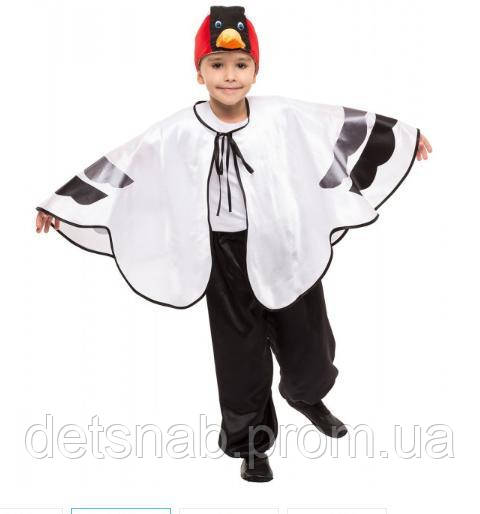 Карнавальний костюм журавель, лелека, чапля
