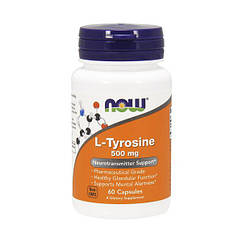 Л-Тирозин Now Foods L-Tyrosine 500 mg (60 капс) нау фудс