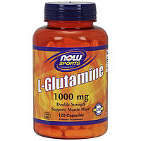 Глютамин Now Foods L-Glutamine 1000 mg (120 капс) нау фудс