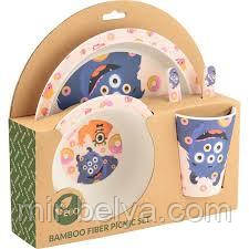 Набір посуду з бамбуку Jolliers (5 предметів), фото 1