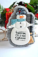 Медовый имбирный пряник "Снеговик" - Лучший подарок к новому Году