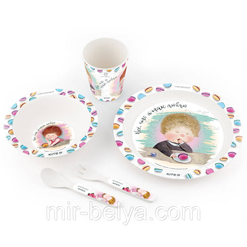 Набір посуду з бамбуку Jolliers (5 предметів), фото 1