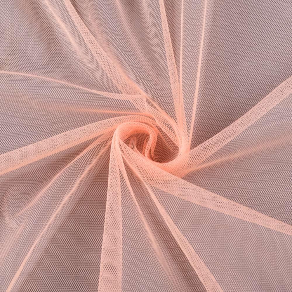Сітка м'яка тонка персикова ш.150