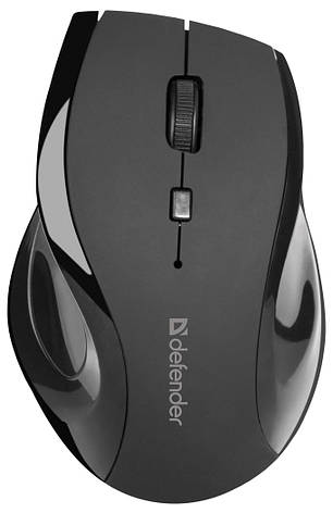 Мишка Defender MM-295 Wireless Безпровідна Чорний, фото 3
