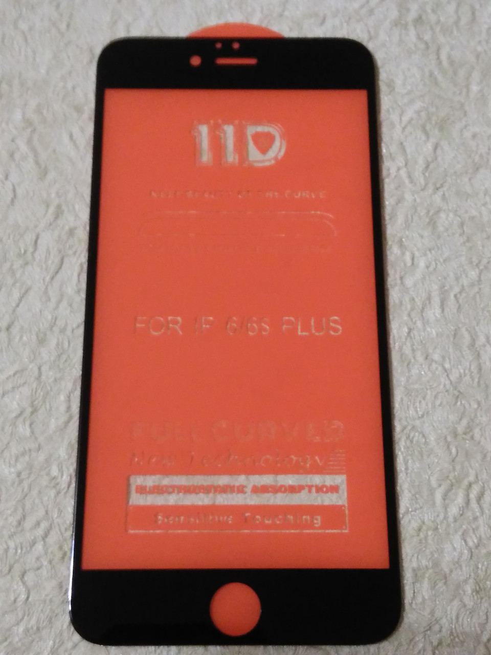 Захисне 11D скло iPhone 6 Plus (черн.)
