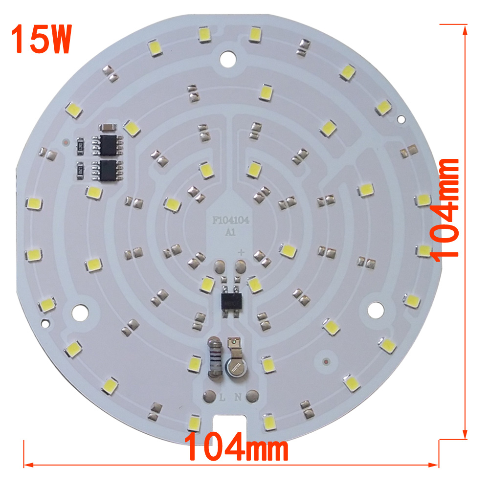 Smart IC LED 15w 220V 6000K 104x104 Світлодіод 15 ватт у Світлодіодний Світильник